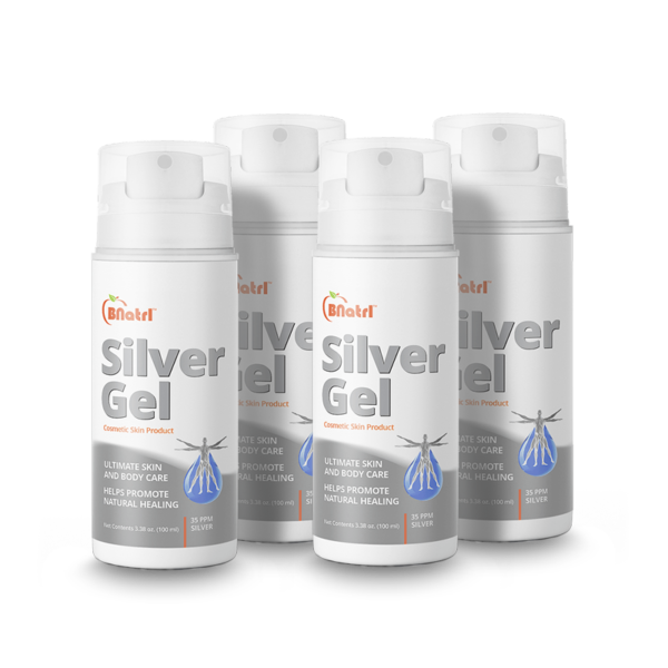 30ppm All Natural Extra Strength Alkaline Nano Silver Gel - 3.38 Oz (100 ml)